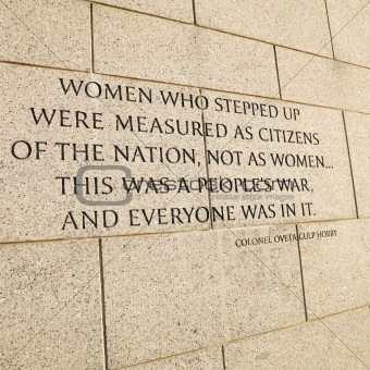World War II Memorial in Washington, D.C., USA.