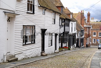 English village scene