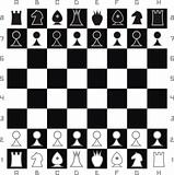 Primitive chess set