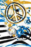 peace sign symbol poster