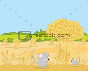 mouse and wheatsheaf