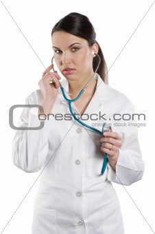 brunette doctor