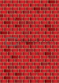 grunge red brick wall