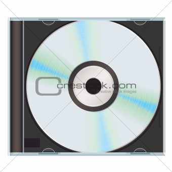 music cd case black