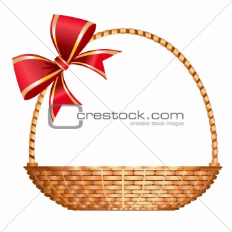 Vector gift basket