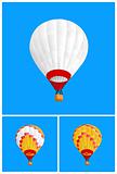 3 hot air ballon
