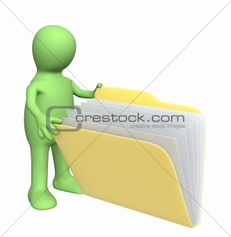 Puppet, opening  folder with documents