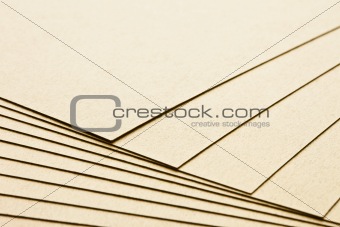 Several sheets of paper