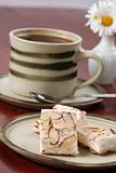 Czech nougat and coffee