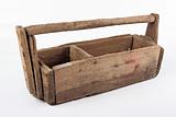 Old wooden toolbox