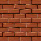 Background from a red brick. Vector illustration