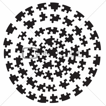 Vector puzzle background