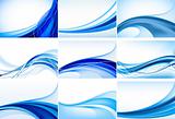 Abstract vector background set