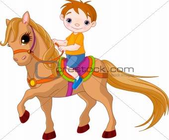 Boy on horse