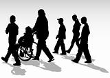 Disabled walk