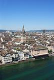 Zurich and the Limmat river