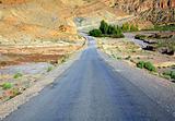 Highway in Middle Atlas Mountains