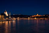 Night lights in Budapest-Hungary 