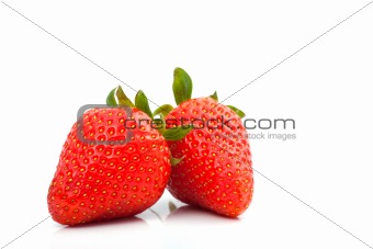 A red strawberry