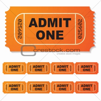 admit one ticket