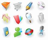 Dynamic Colour Web and Application Icon Set