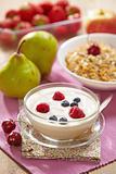 yogurt with fresh berries