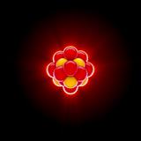 Glowing Red Nuclear Core