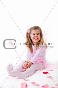 Little Girl in a Fairy Costume