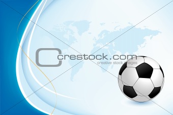 Background with Soccer Ball