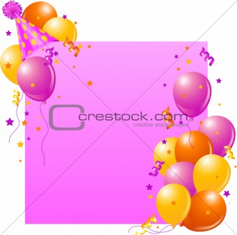 Pink Birthday card