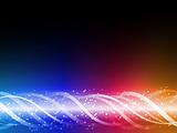 Colorful Glowing Lines Background.