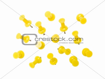 Yellow Pushpins
