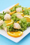 Chicken salad with oranges