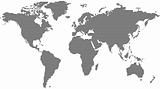 Striped World Map