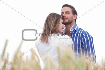 Shot of a young couple in love