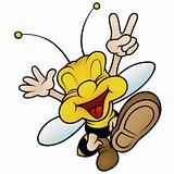 Happy Smiling Wasp