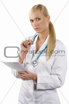 the blond doctor