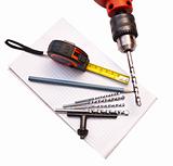 Tools for drilling of apertures in wall