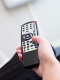 Holding a Remote Control