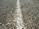 old asphalt road 