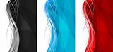 Abstract vertical banners