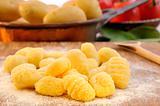 Gnocchi and potatoes
