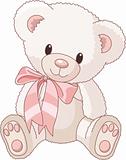 Cute Teddy Bear with bow