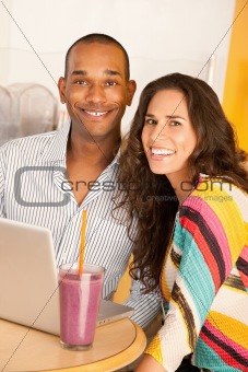 Couple With a Laptop