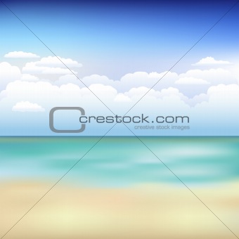 Beautiful Landscape With Beach
