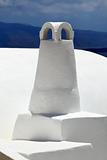 chimney in Santorini
