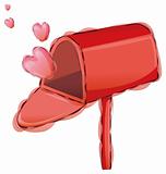 Postbox and heart