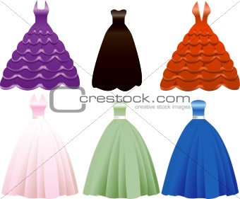 Formal Gown Dress Icons