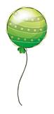green ballon