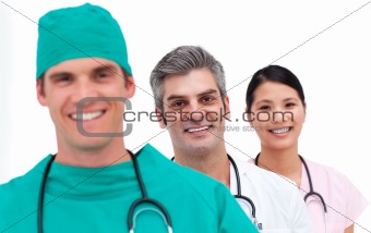 Portrait of a confident medical team